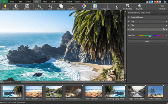 NCH PhotoPad Image Editor 11.47 download the new version for ios
