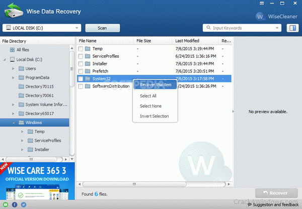 Wise Data Recovery Crack - EZcrack.info