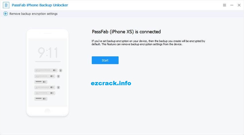 PassFab iPhone Backup Unlocker Crack - ezcrack.info
